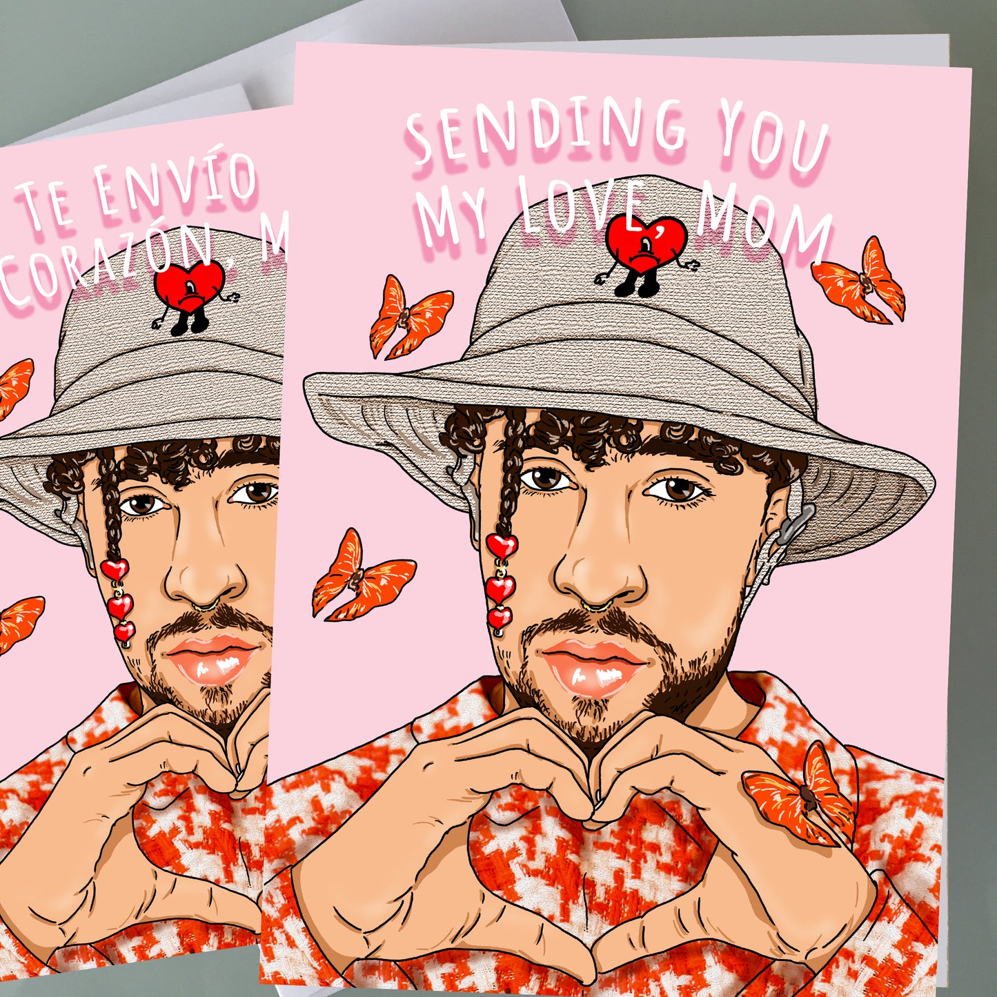 Bad Bunny Mother's Day Card - Feliz Día de la Madre