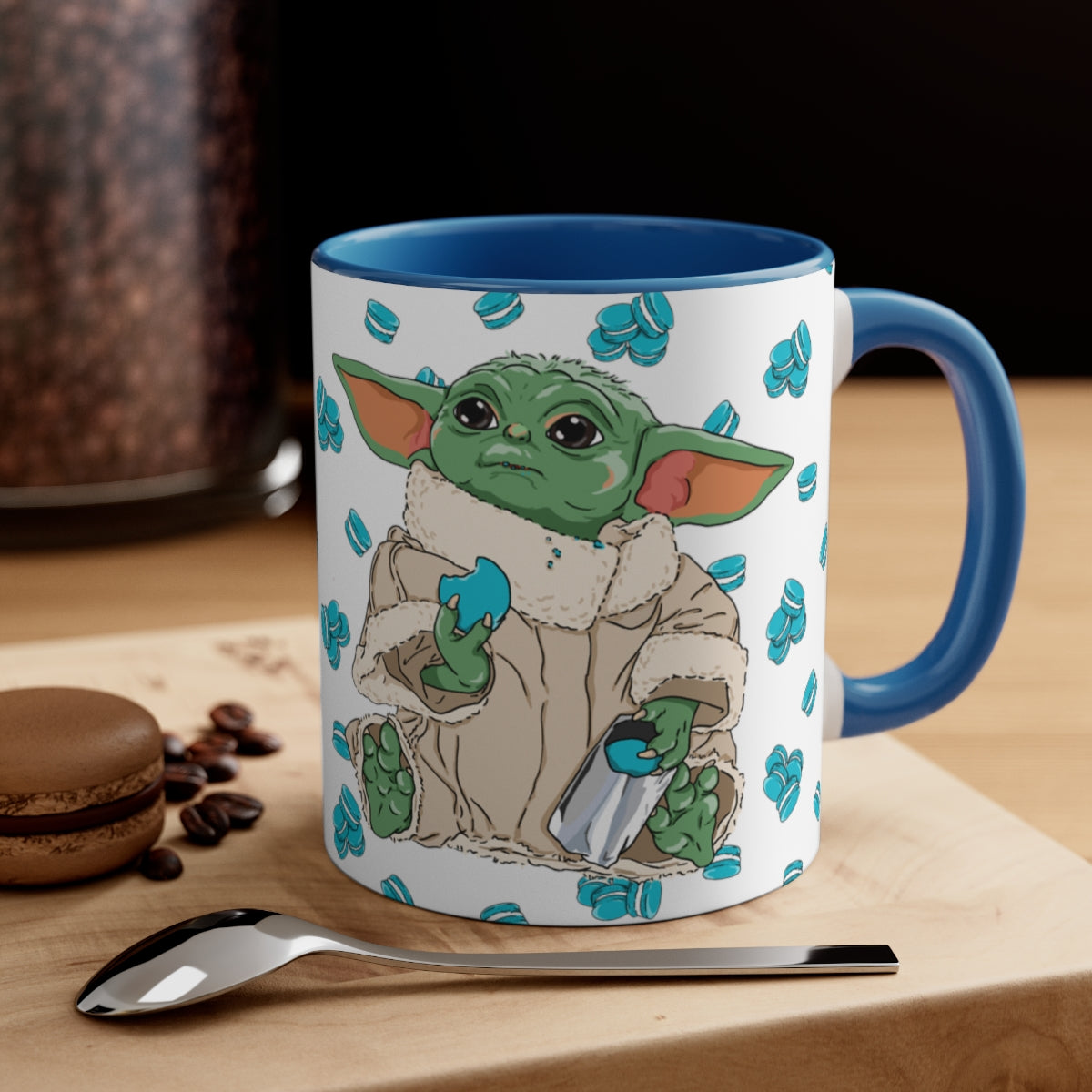 Baby Yoda Coffee Mug - Macarons