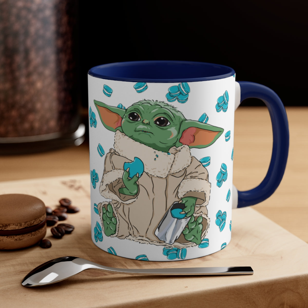Baby Yoda Coffee Mug - Macarons