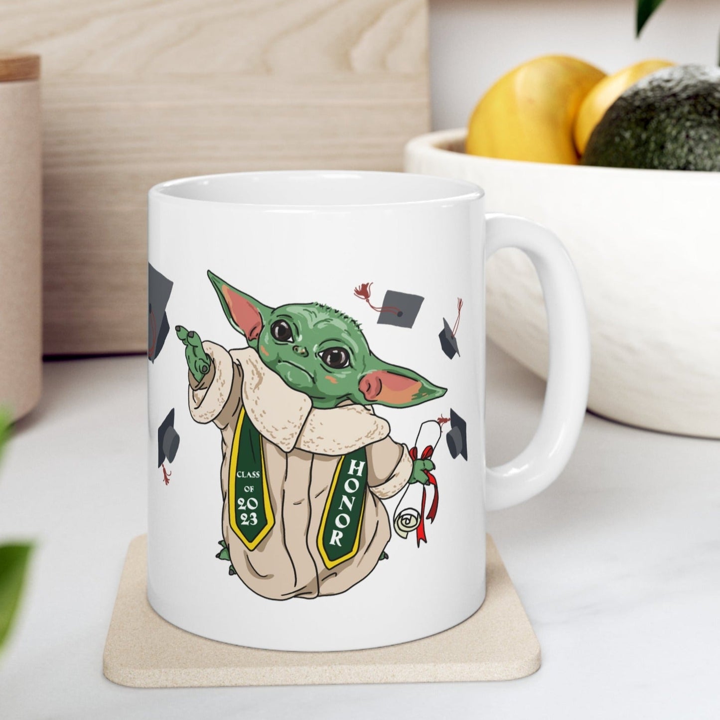 Baby Yoda Coffee Mug - Graduation