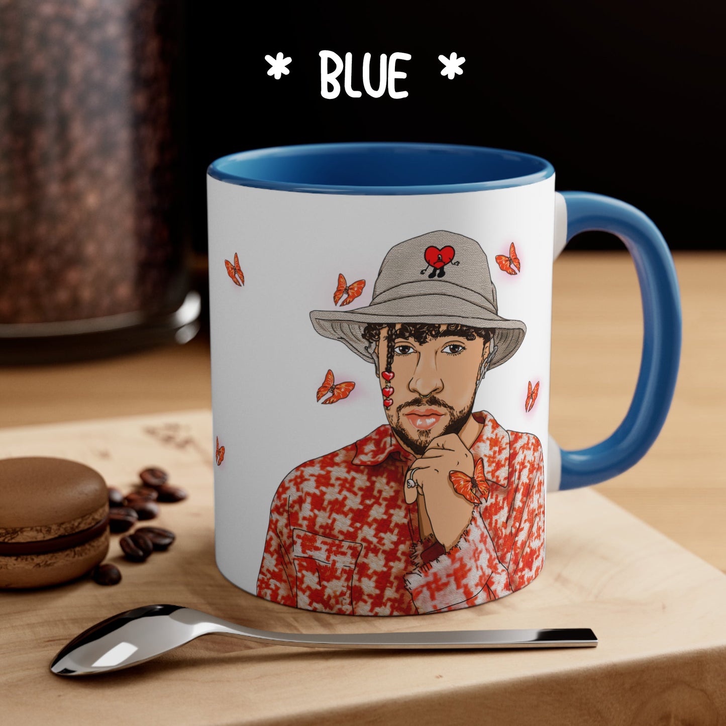Bad Bunny Coffee Mug - Butterflies
