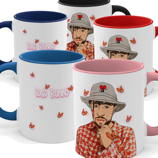 Bad Bunny Coffee Mug - Butterflies