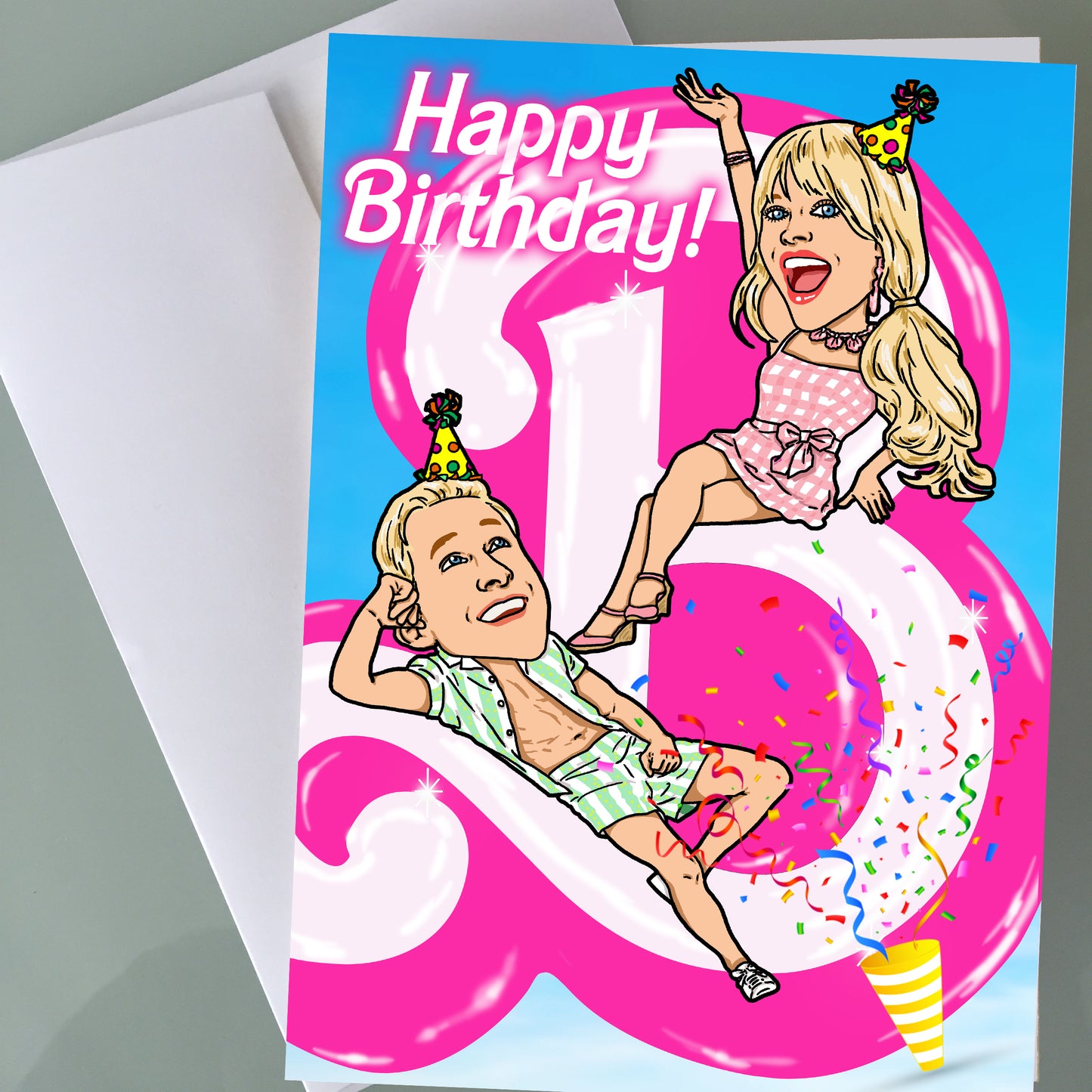 Barbie Birthday Card - Hi Barbie!