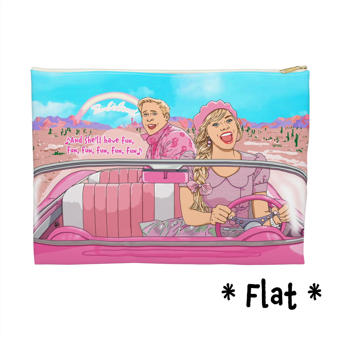 Barbie & Ken Pencil Pouch - Pink Corvette