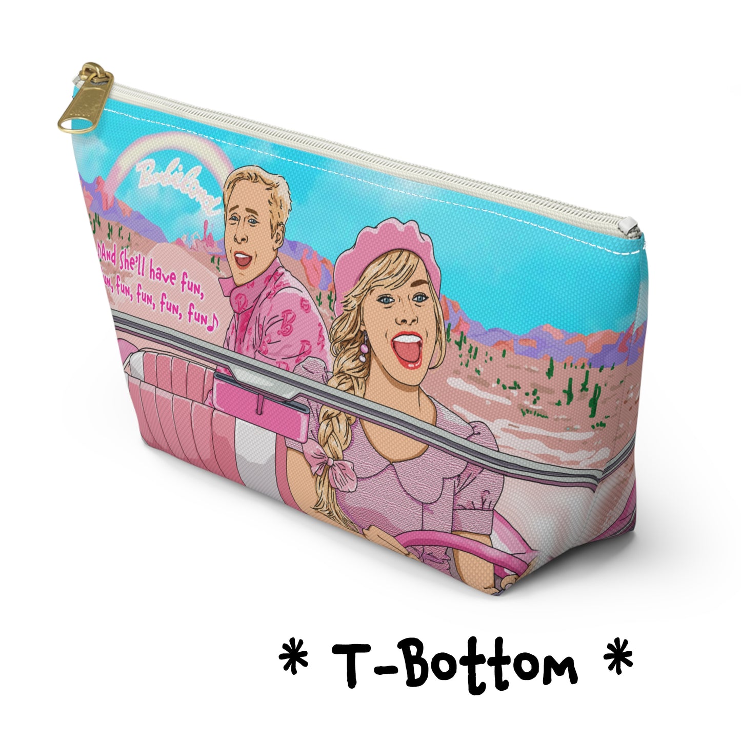 Barbie & Ken Pencil Pouch - Pink Corvette