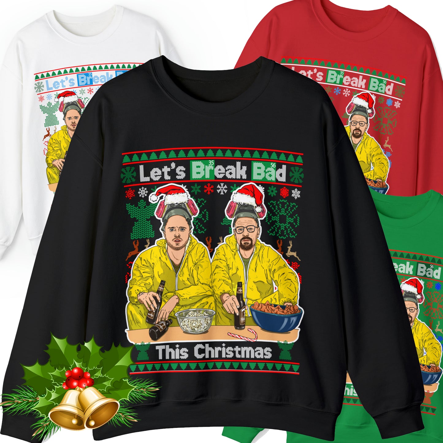 Breaking Bad Ugly Christmas Sweater - Cold Ones