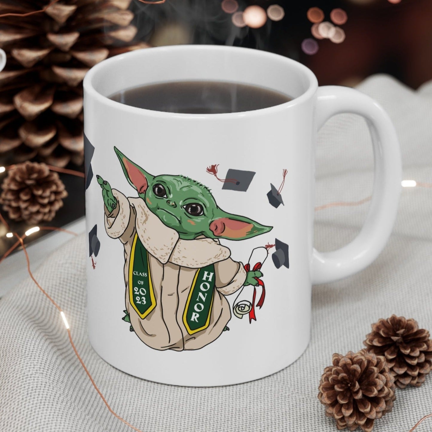 Baby Yoda Coffee Mug - Graduation