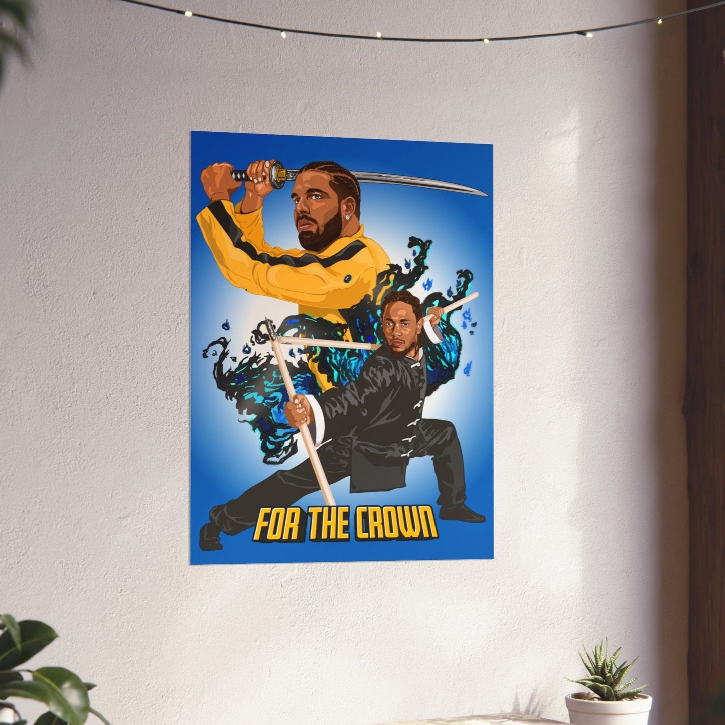 Drake, Kendrick Lamar Poster - For The Crown