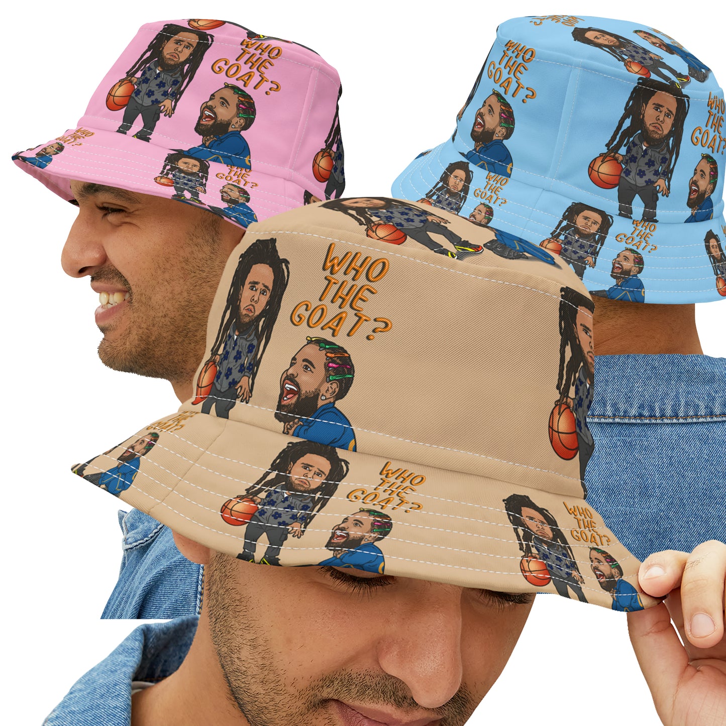 Drake, J. Cole Bucket Hat - GOAT