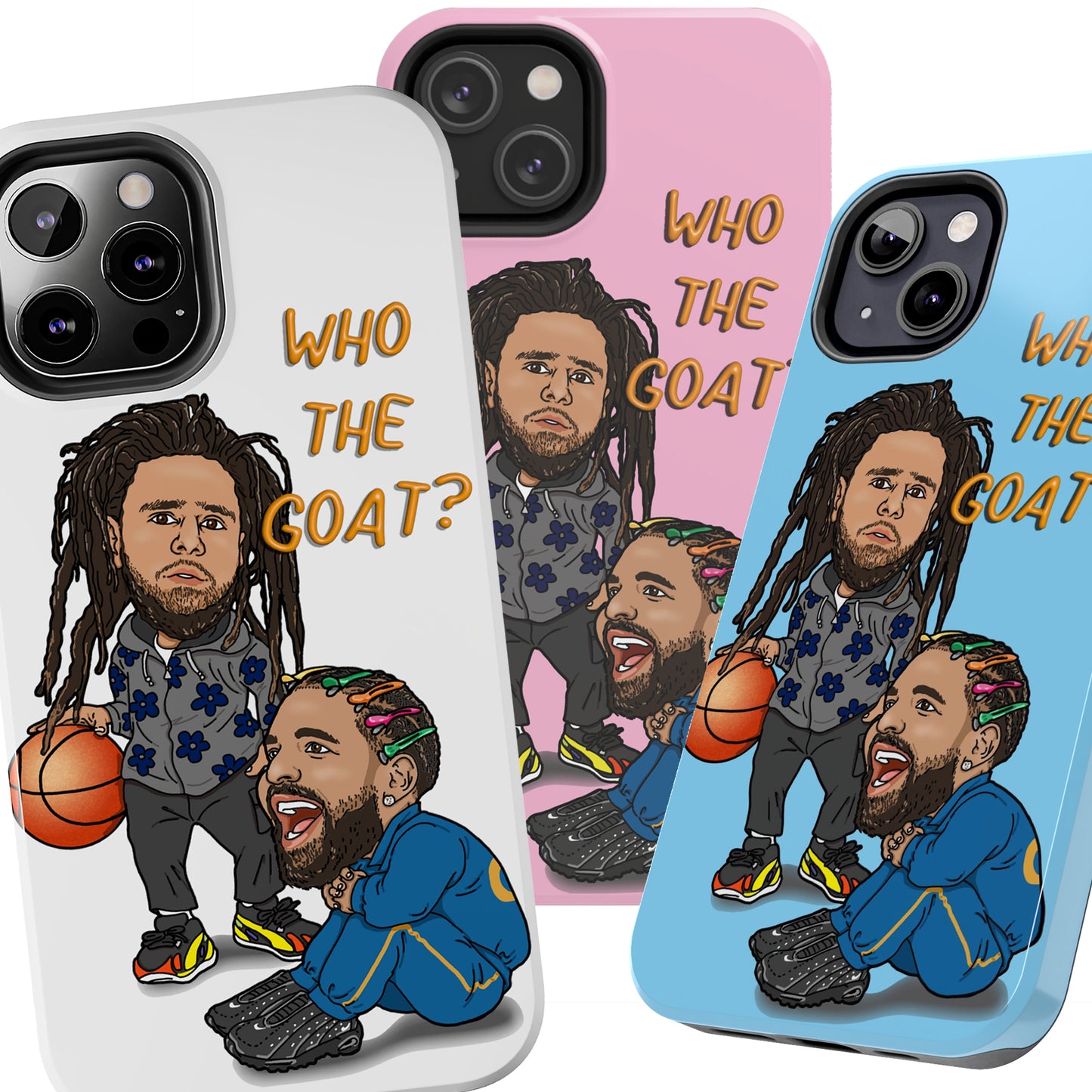 Drake, J Cole iPhone Case - GOAT