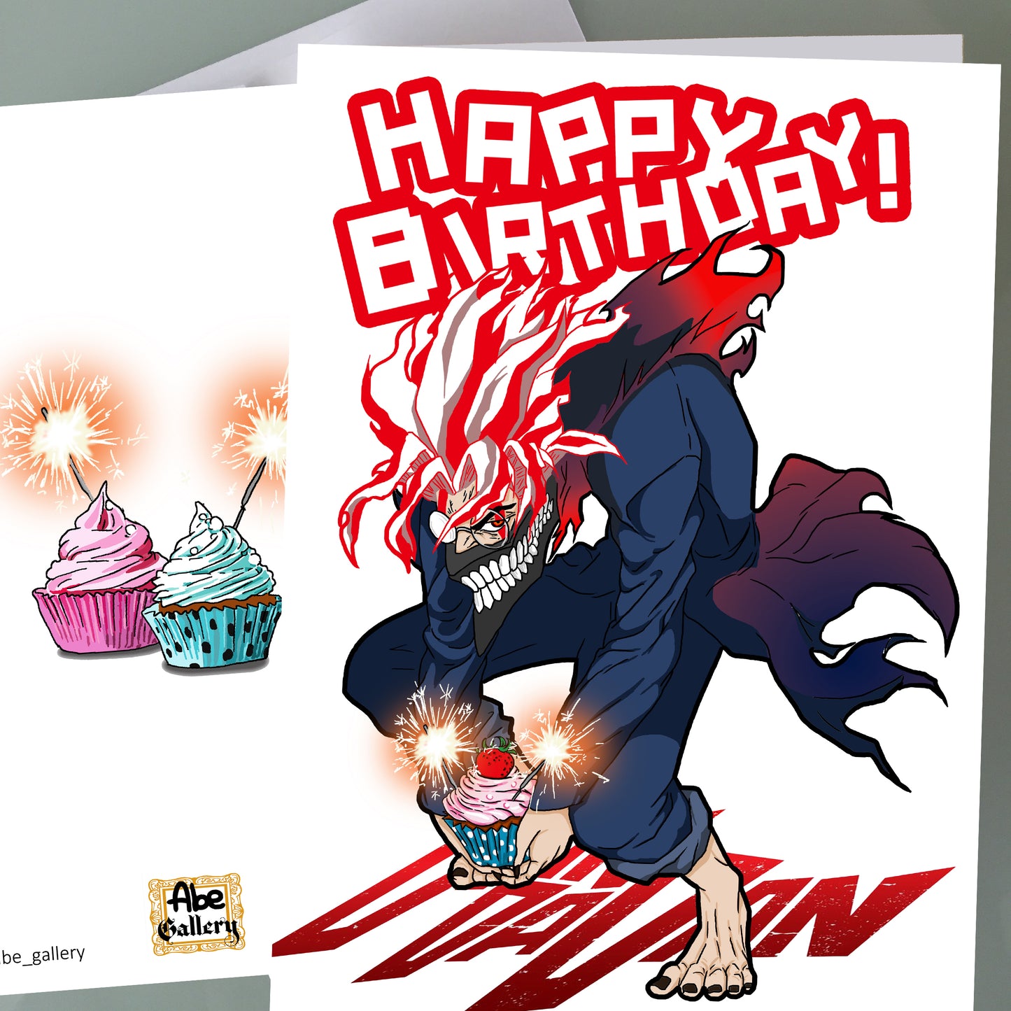 Dan Da Dan Birthday Card - Okarun