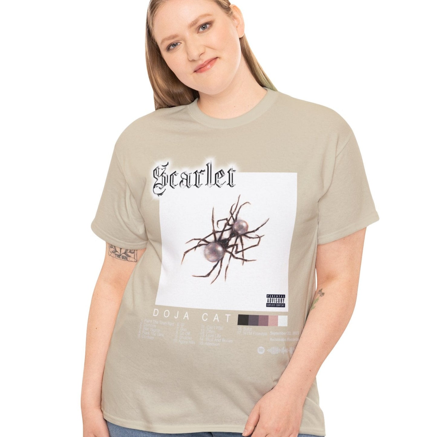 Doja Cat Album Tee - Scarlet