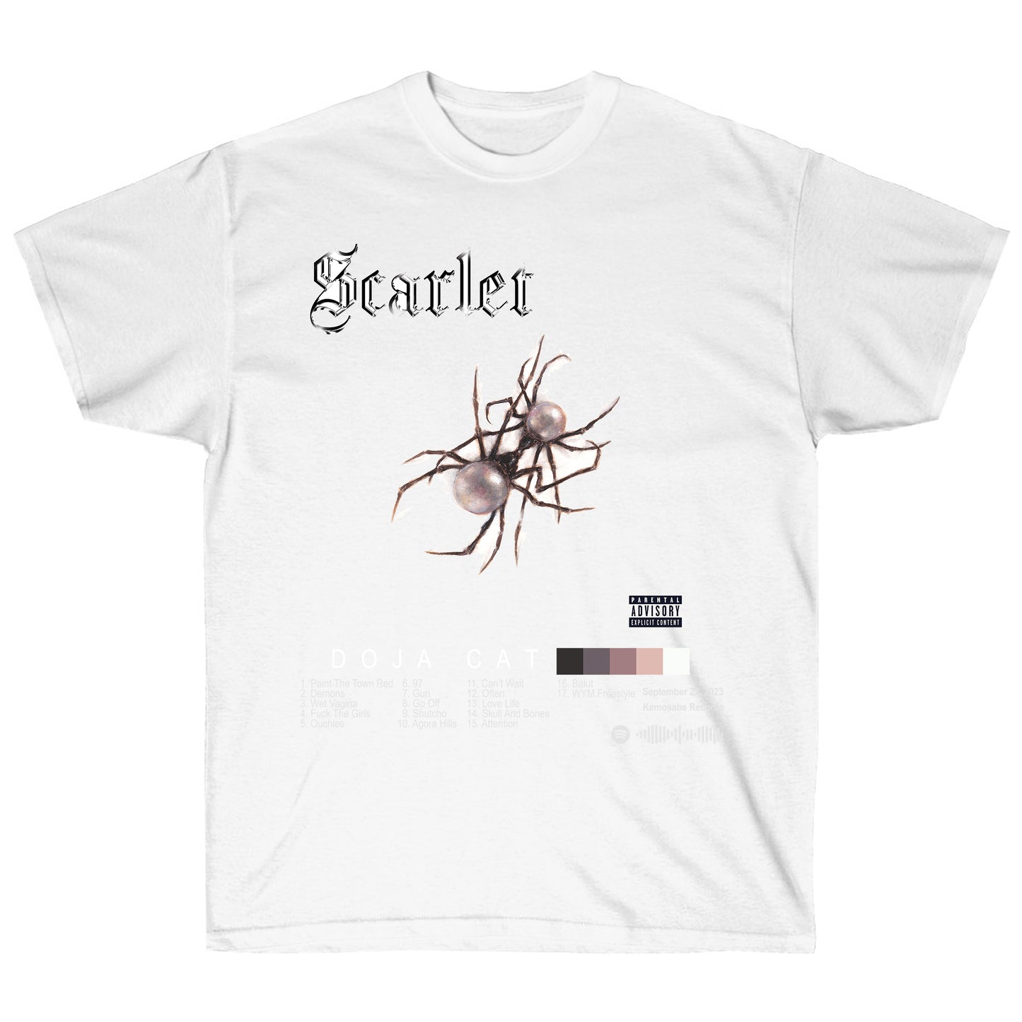 Doja Cat Album Tee - Scarlet