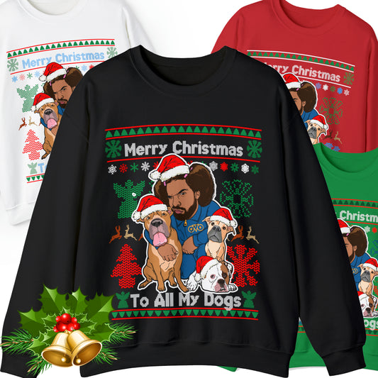 Drake Ugly Christmas Sweater - For All The Dogs