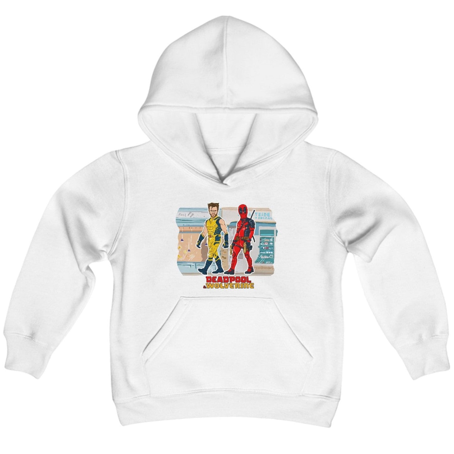 Deadpool & Wolverine Kid's Hoodie - Like A Prayer