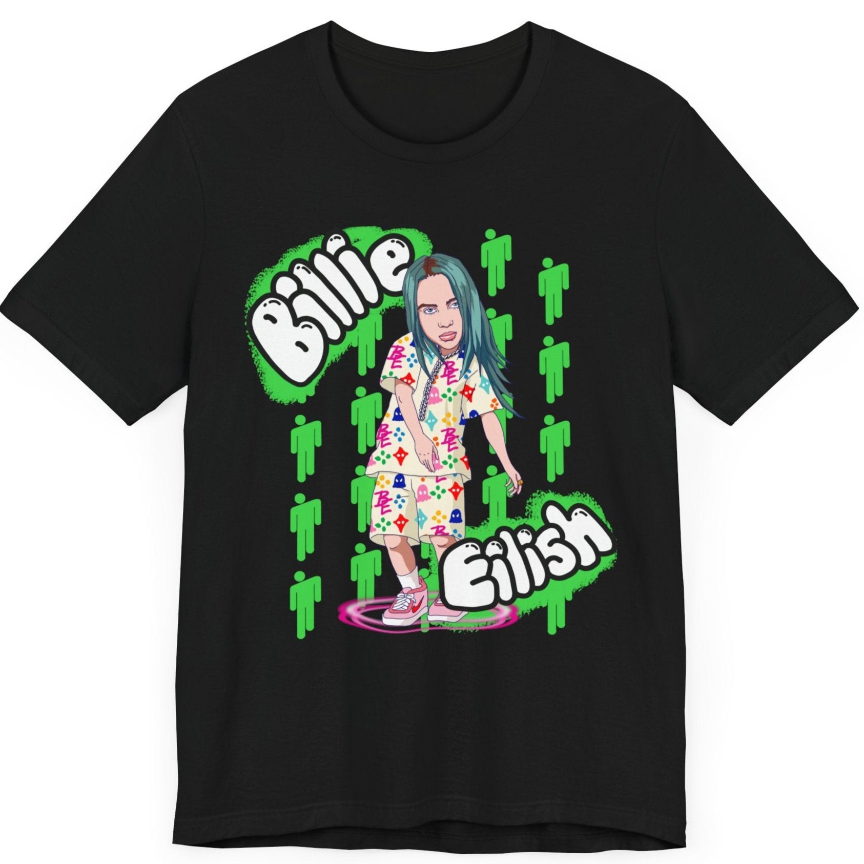 billie eilish beloved pink t-shirt dress Billie Eilish Shirt Beloved Pink Shirt T-shirt Merchandise D10 Amazed