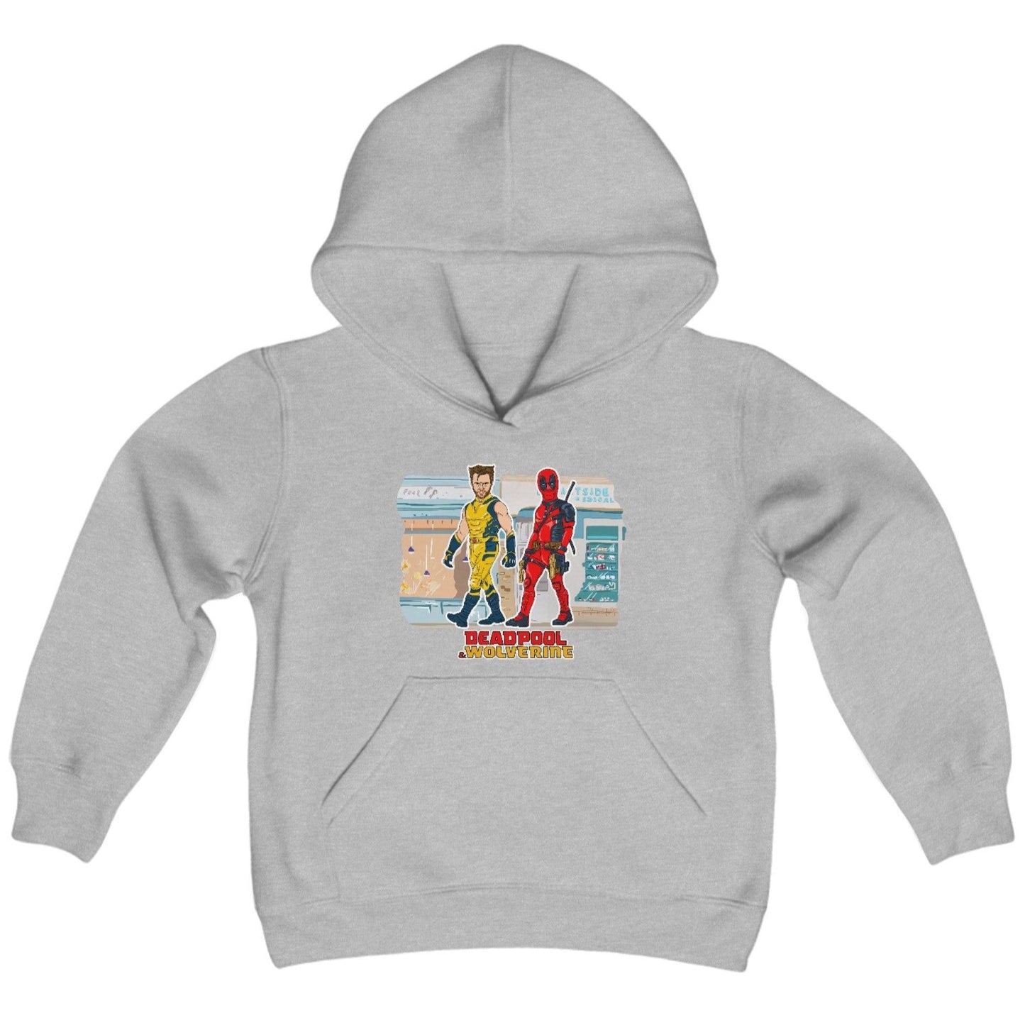 Deadpool & Wolverine Kid's Hoodie - Like A Prayer