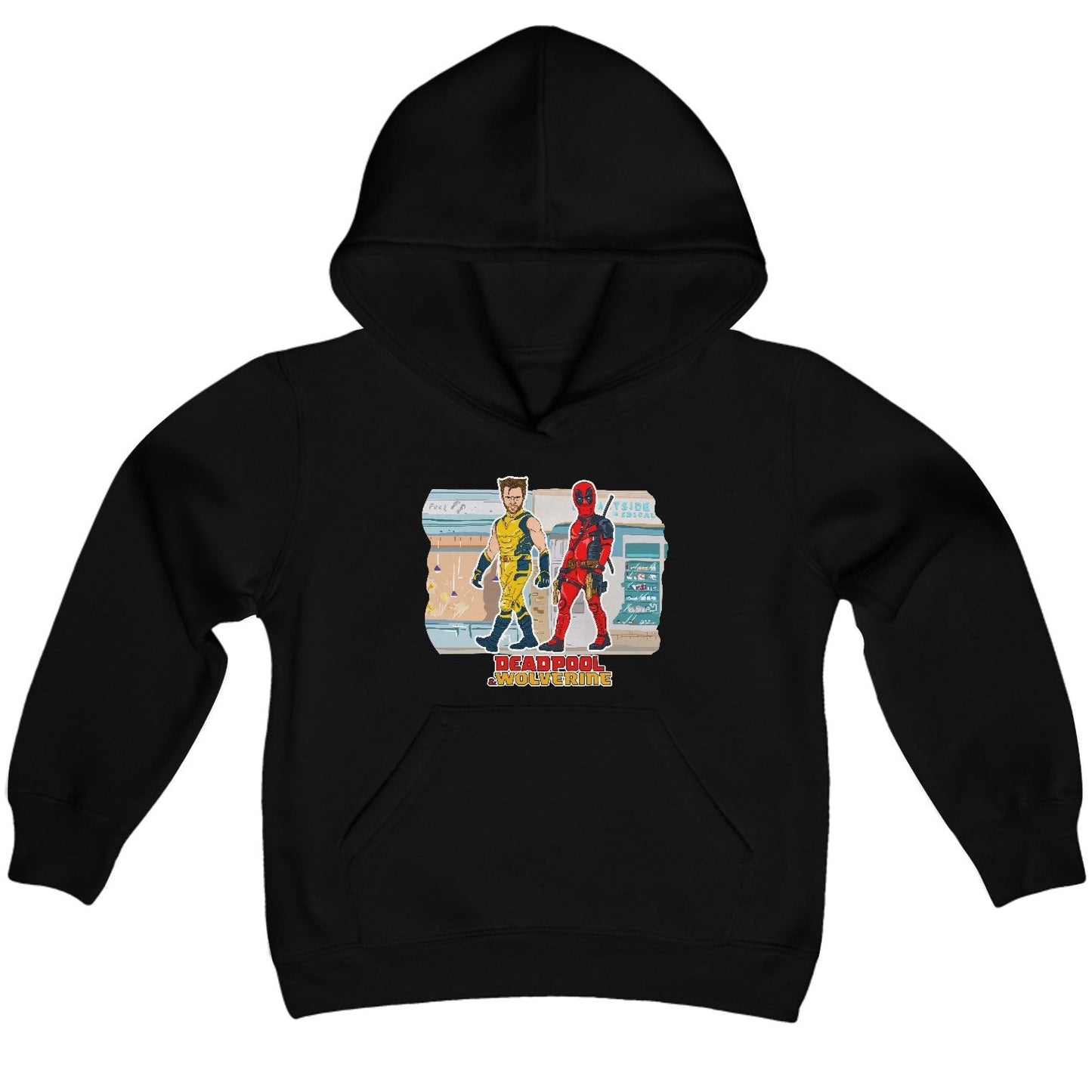 Deadpool & Wolverine Kid's Hoodie - Like A Prayer