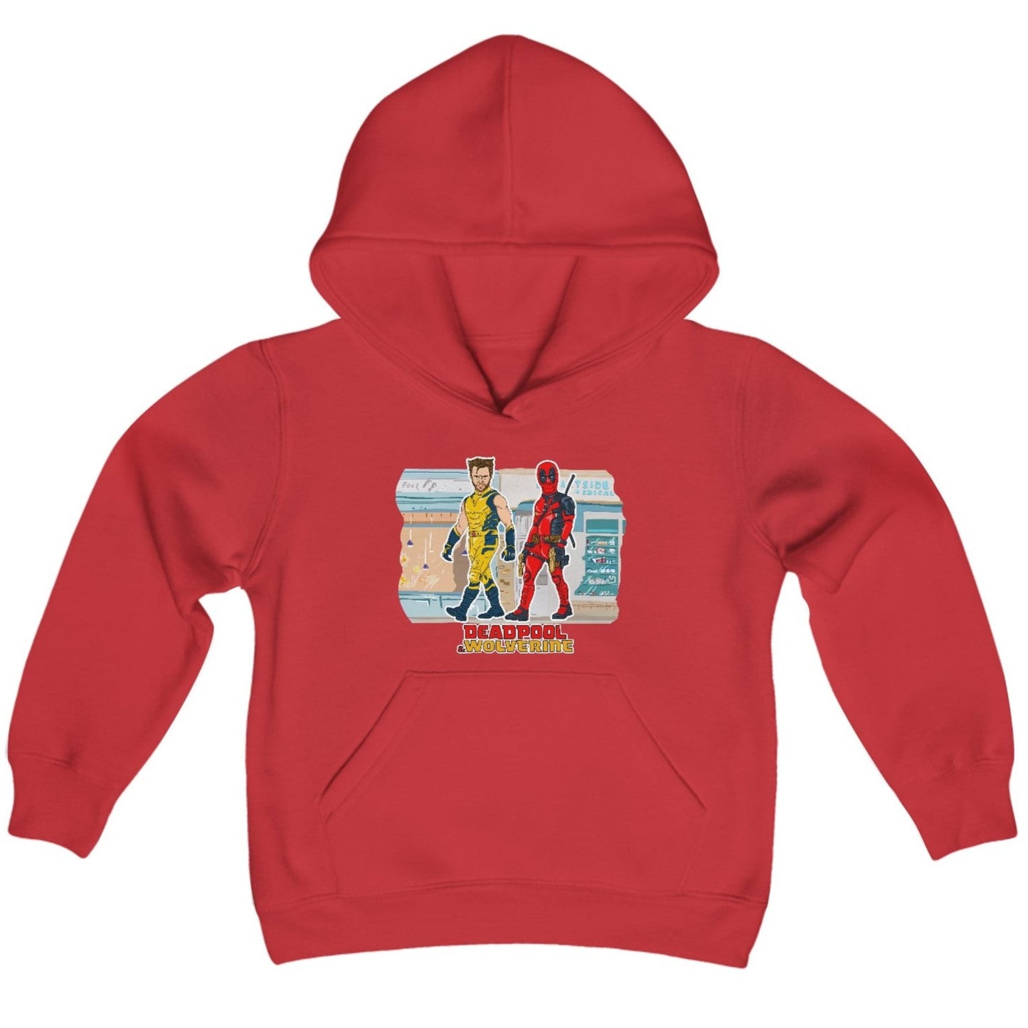 Deadpool & Wolverine Kid's Hoodie - Like A Prayer