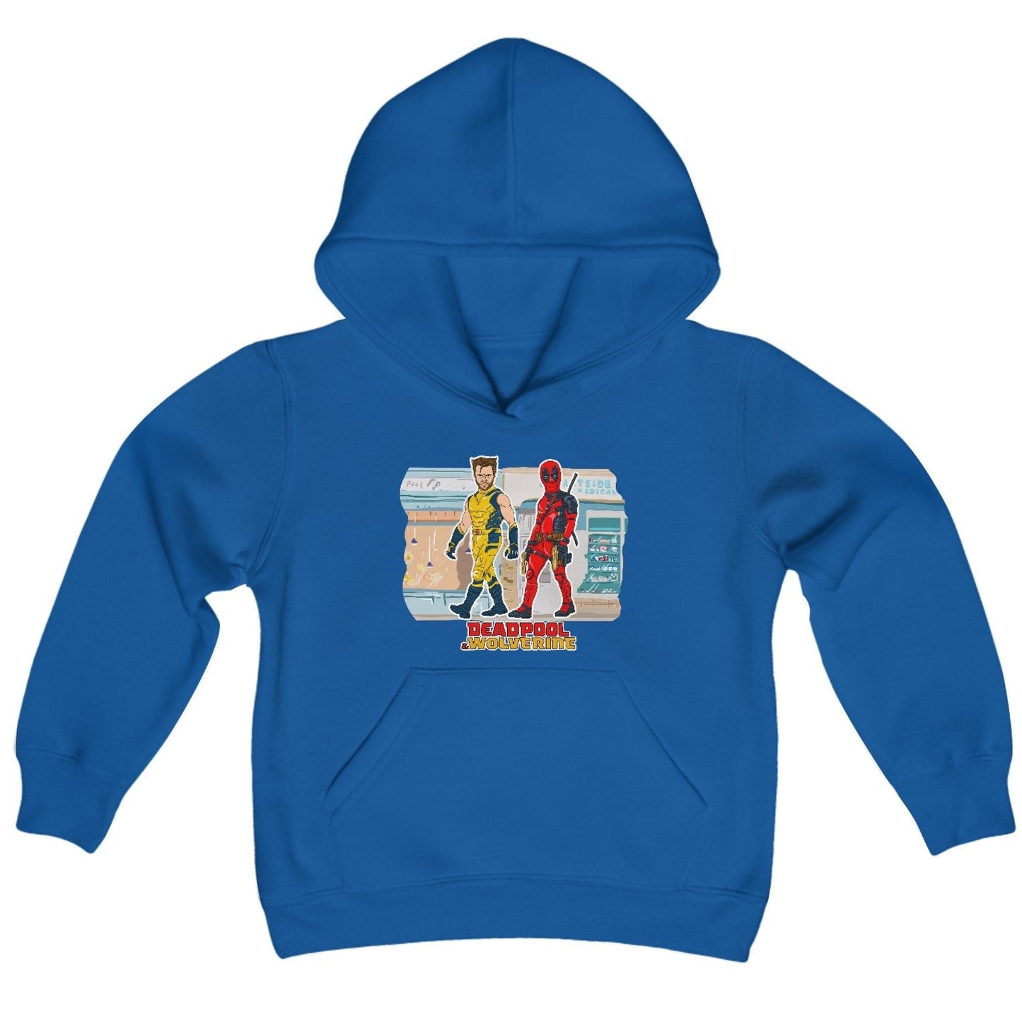 Deadpool & Wolverine Kid's Hoodie - Like A Prayer