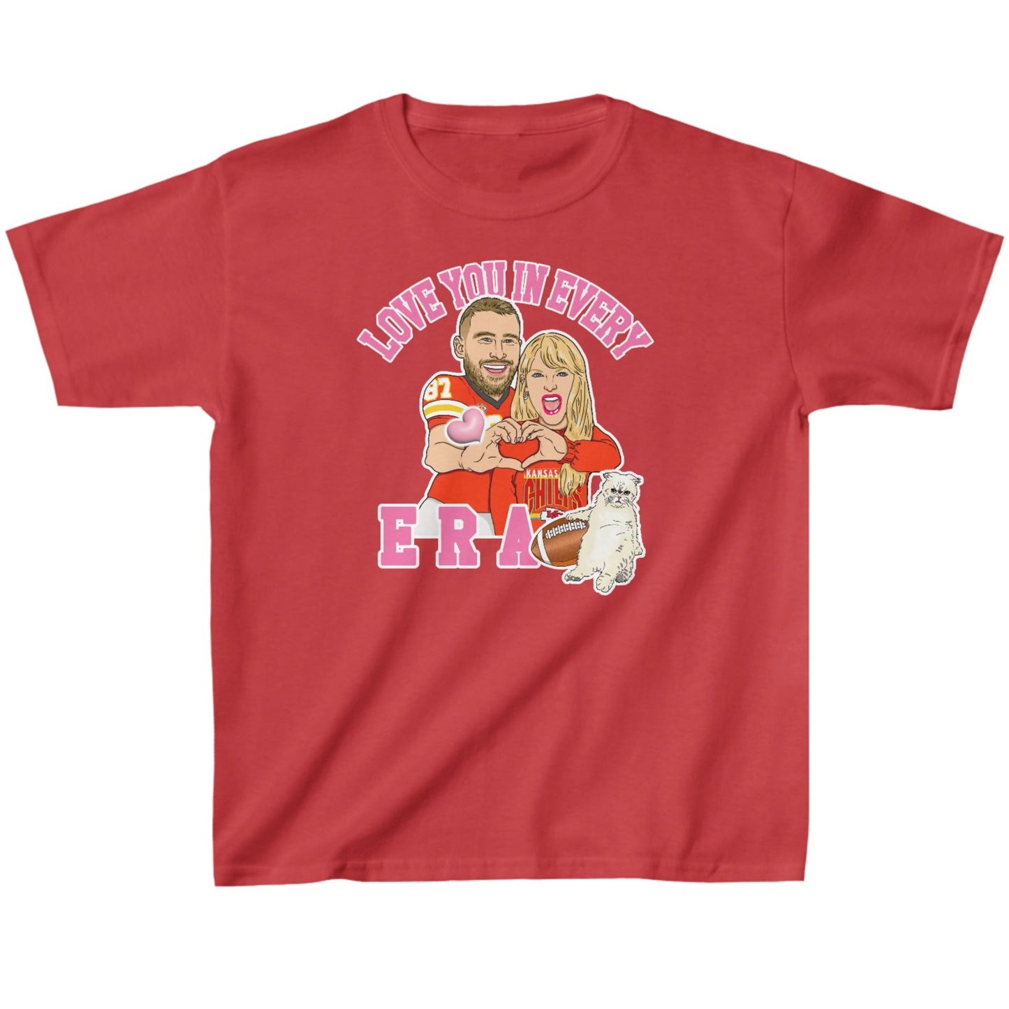 Taylor, Travis Kelce Kid's T-Shirt - Love Story