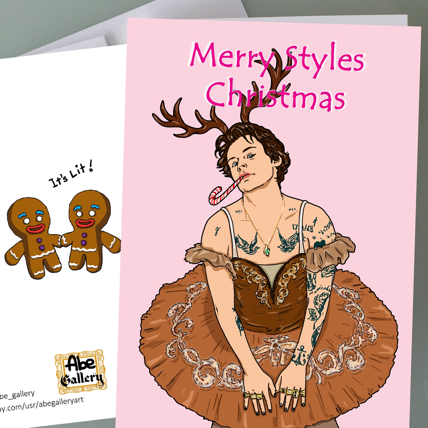Harry Styles Christmas Card - Adore You