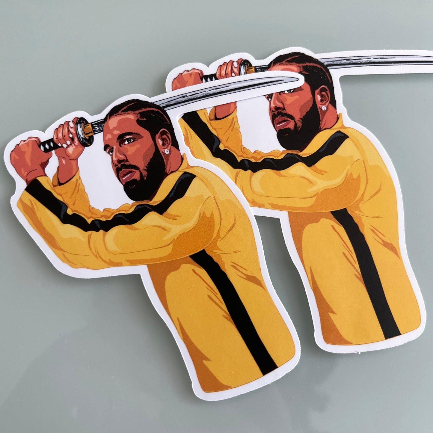 Drake, Kendrick Lamar Sticker Set - For The Crown