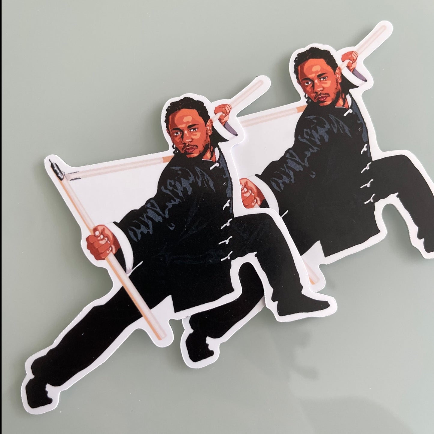 Drake, Kendrick Lamar Sticker Set - For The Crown