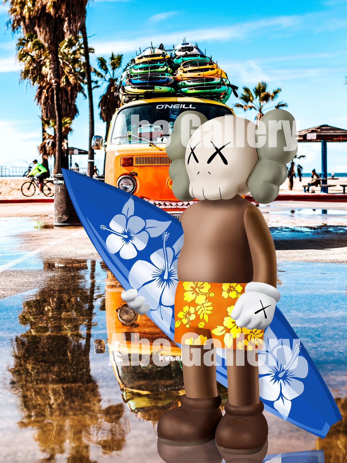 KAWS Poster - Surf