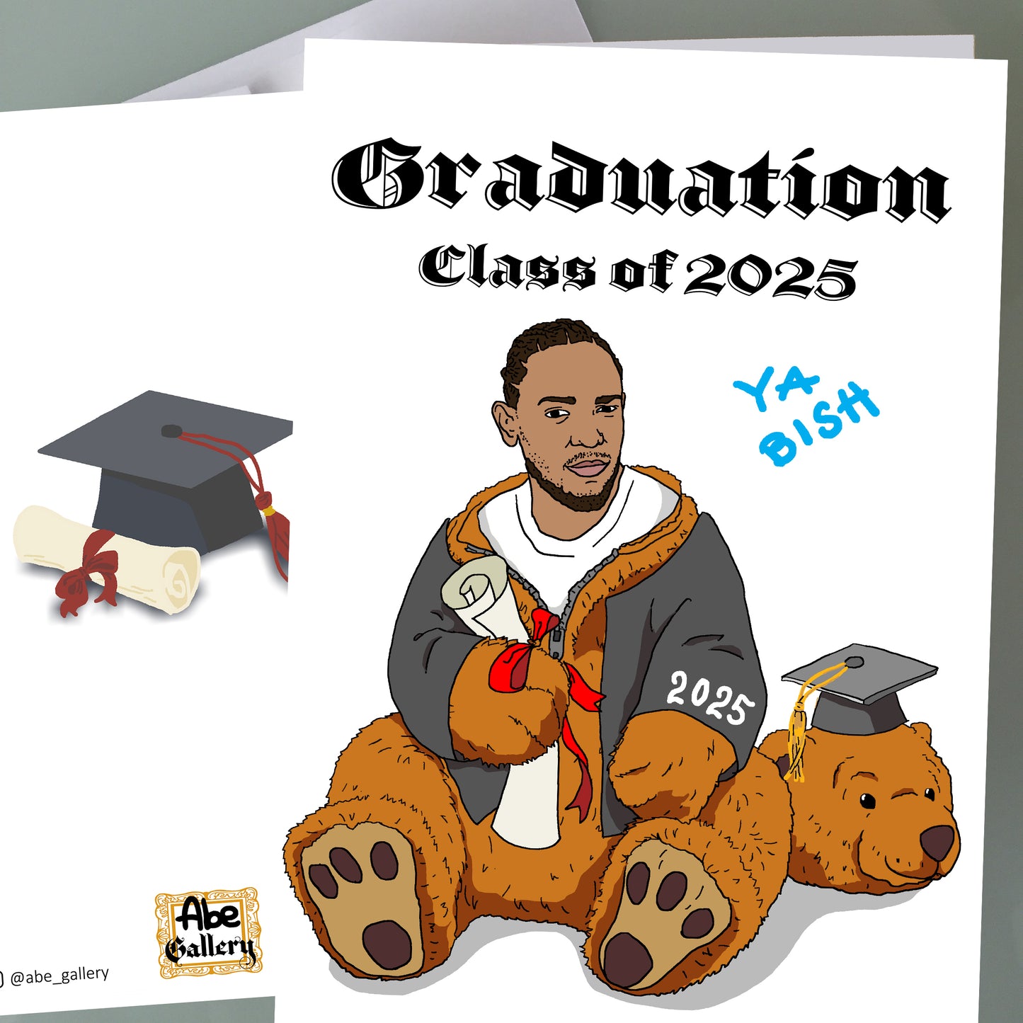 Kendrick Lamar Graduation Card - Teddy Bear