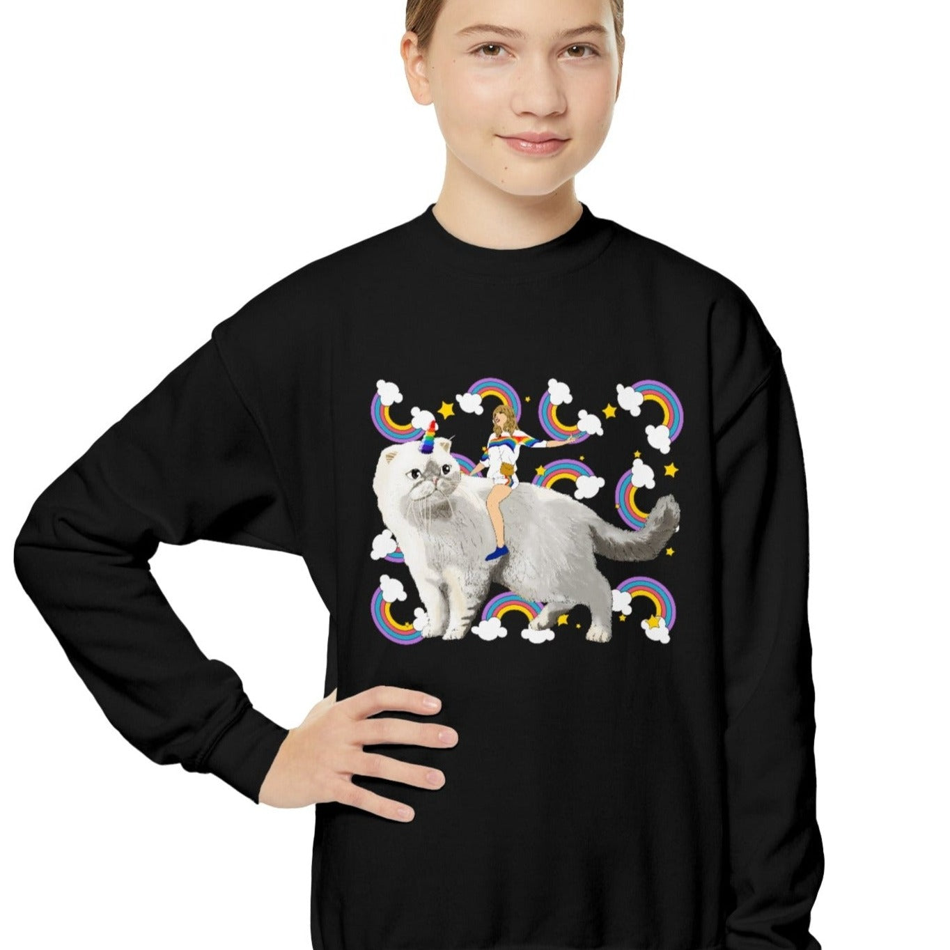 Taylor Swift Kid's Sweatshirt - Caticorn