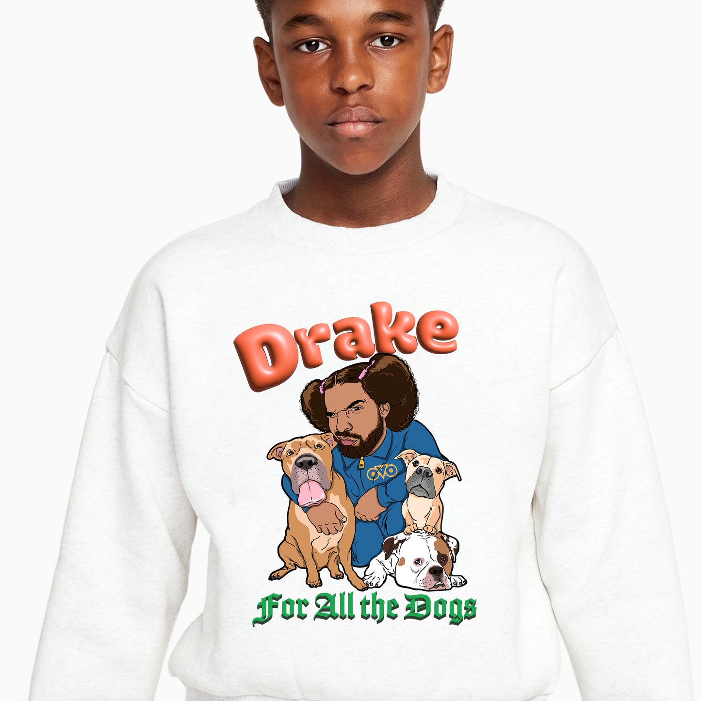 Drake Kid's Sweatshirt - For All The Dogs