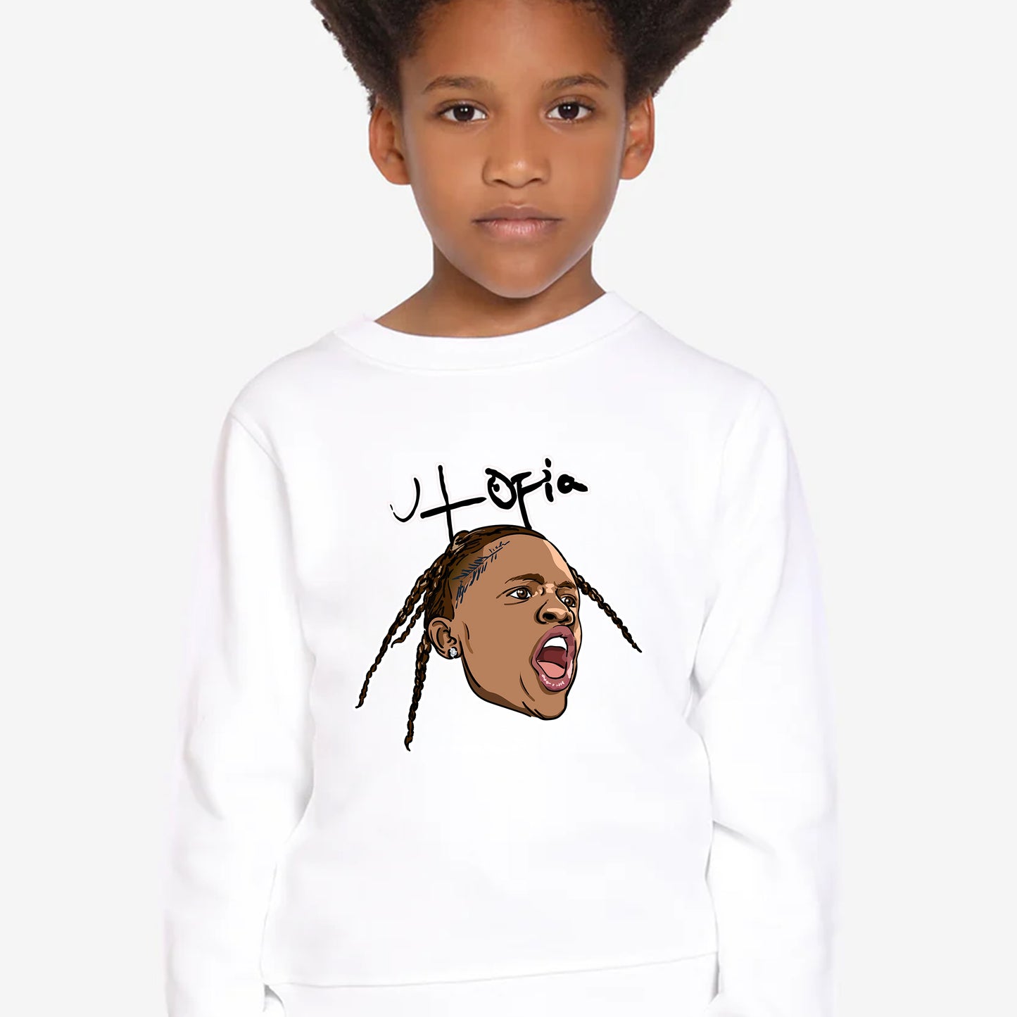Travis Scott Kid's Sweatshirt - Toon Utopia