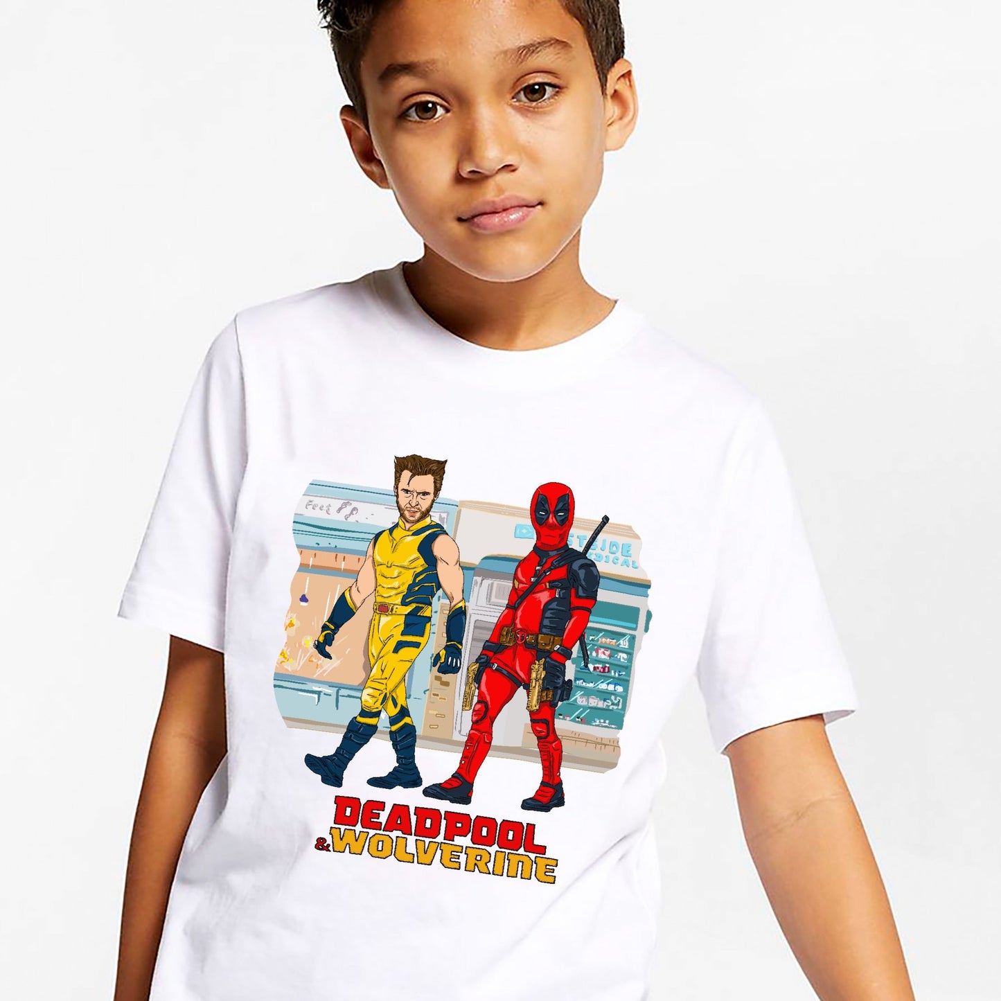 Deadpool & Wolverine Kid's T-Shirt - Like A Prayer