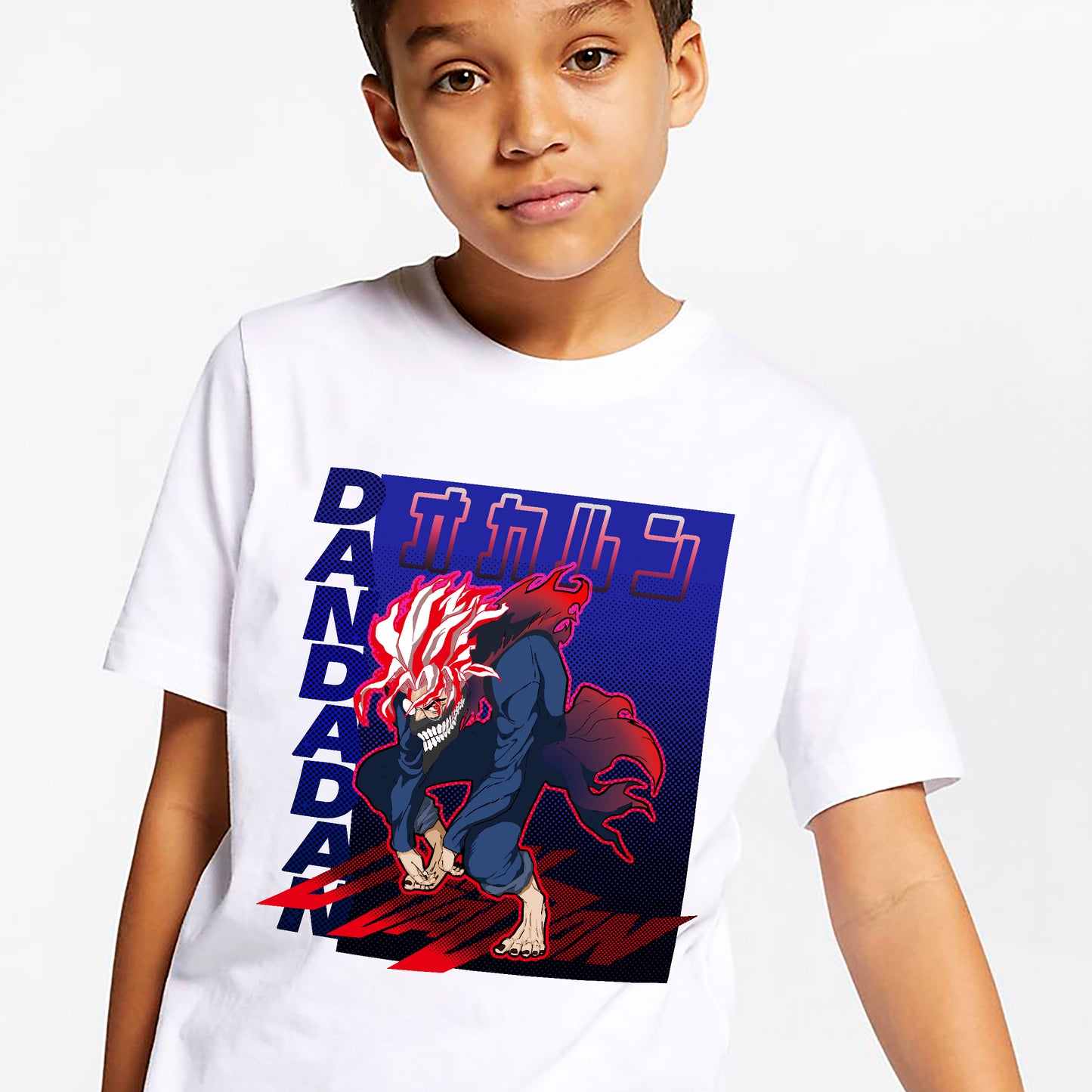 Dan Da Dan Kid's T-Shirt - Okarun