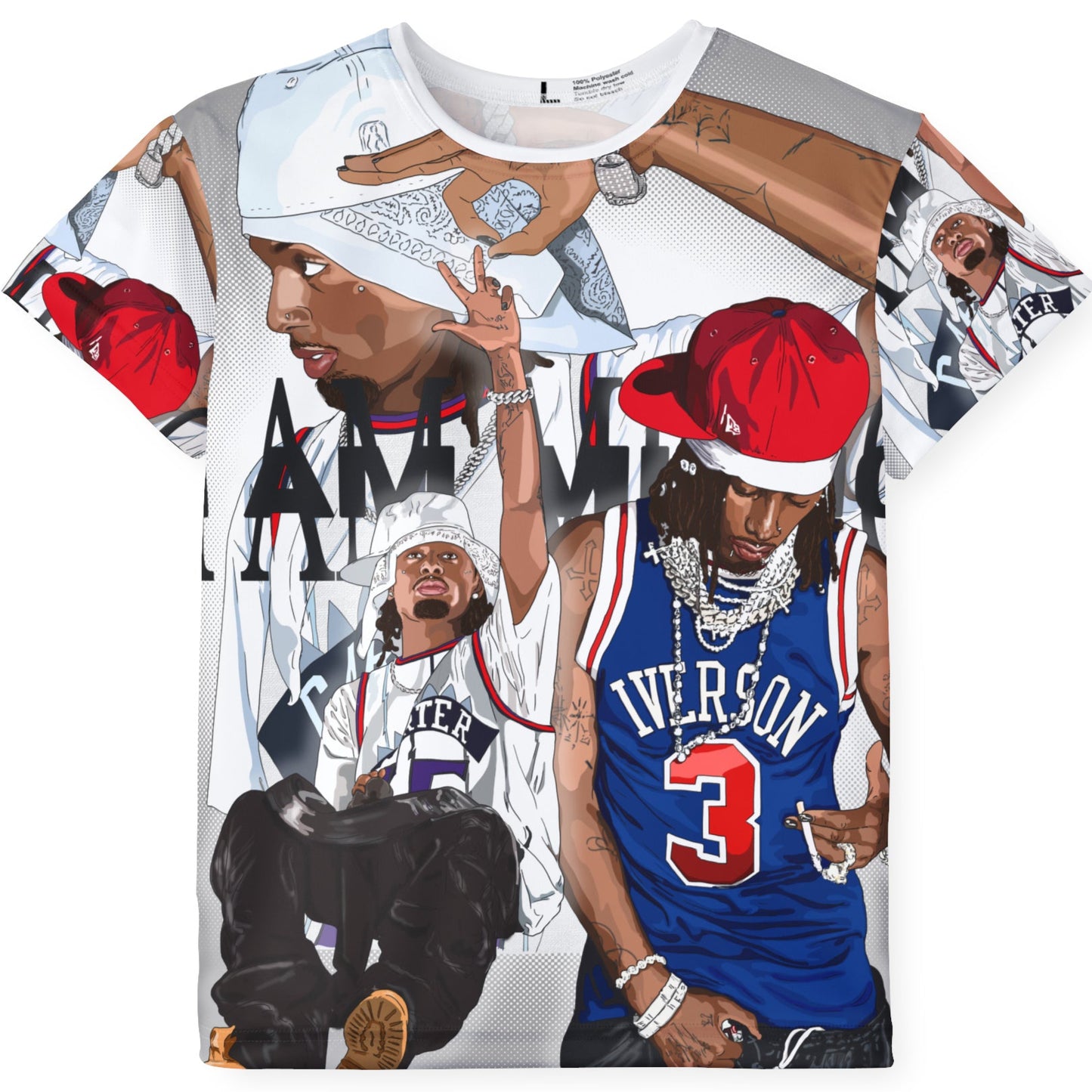 Playboi Carti Kid's Full Print T-Shirt - I Am Music