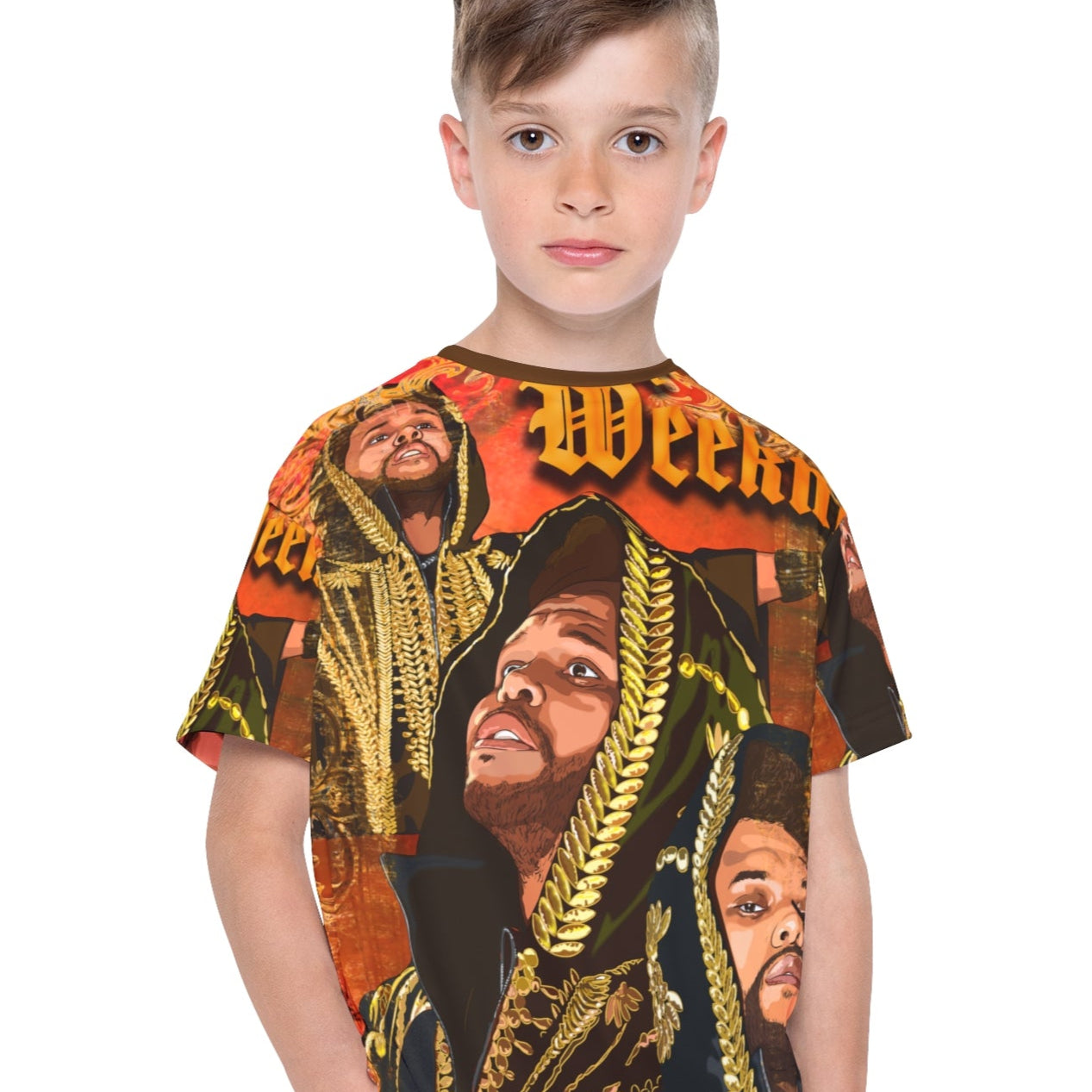 The Weeknd Kid's Full Print T-Shirt - 'Til Dawn