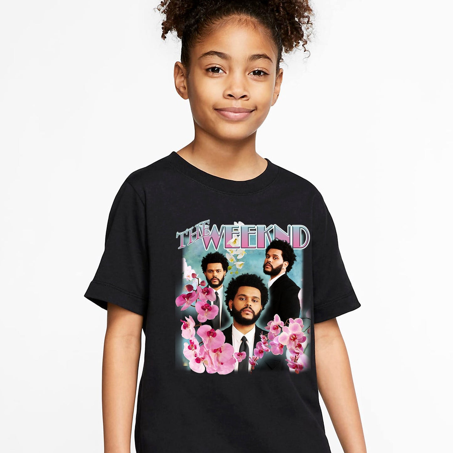 The Weeknd Kid's Vintage Tee - Orchid