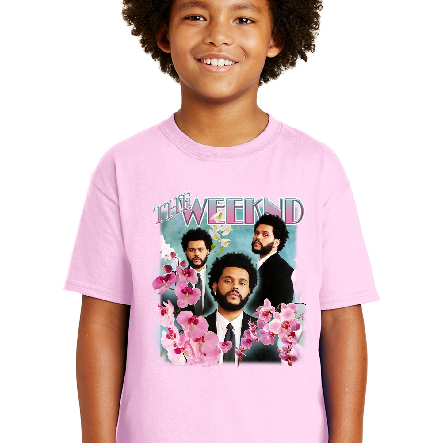 The Weeknd Kid's Vintage Tee - Orchid