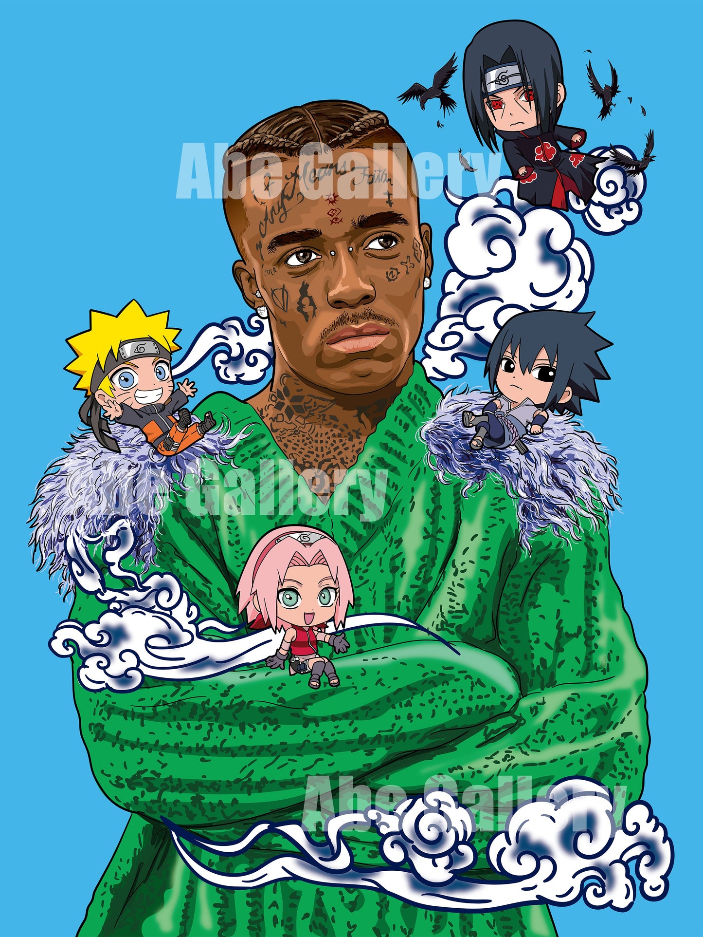 Lil Uzi Vert, Naruto Poster - Baby Pluto