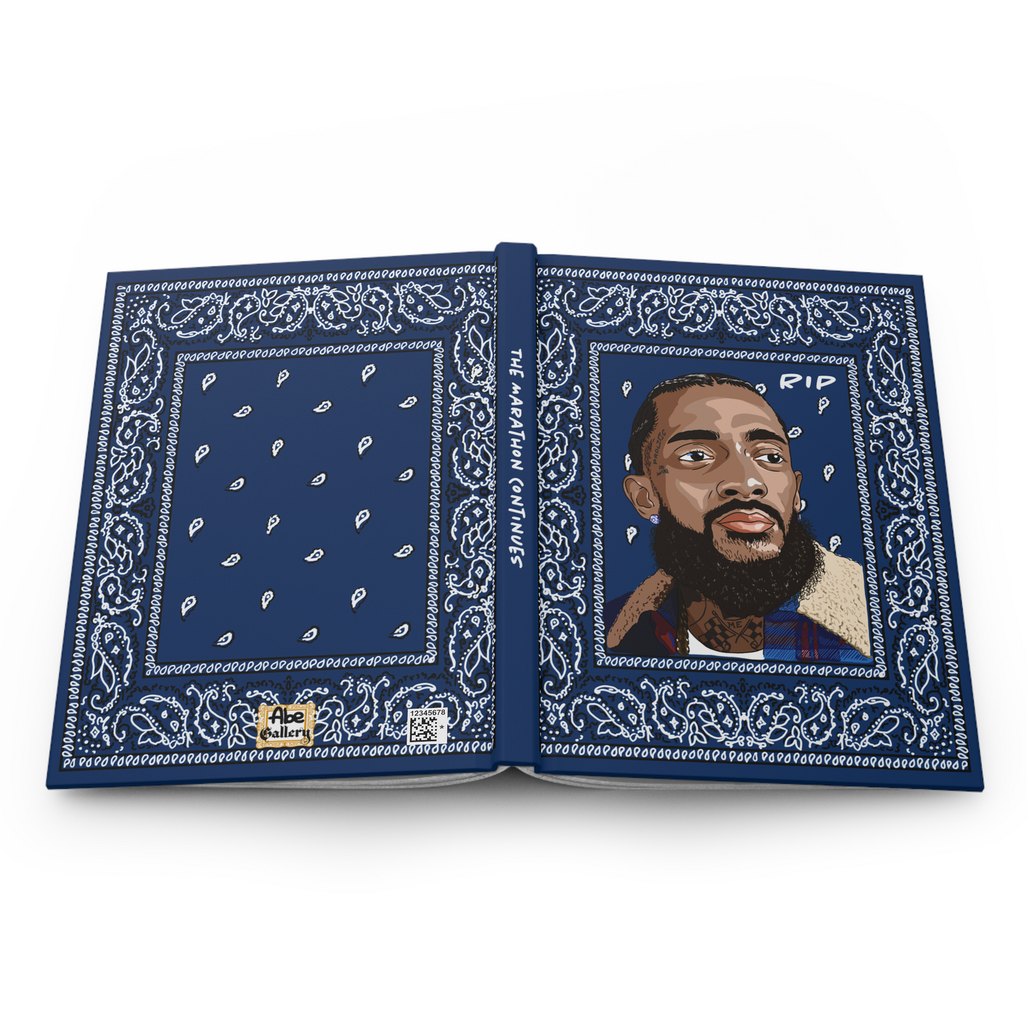 Nipsey Hussle Journal - Blue Bandana