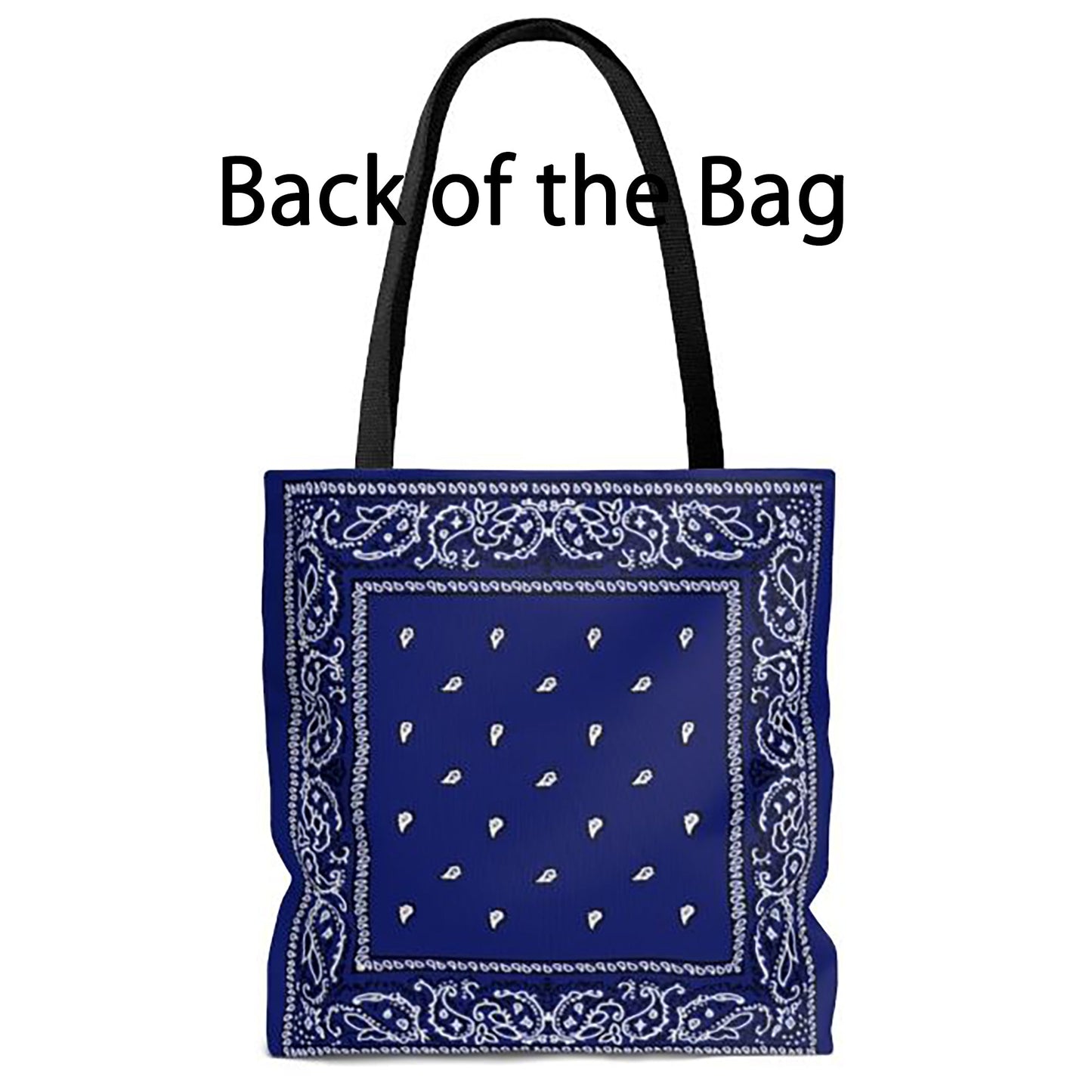 Nipsey Hussle Tote Bag - Blue Bandana