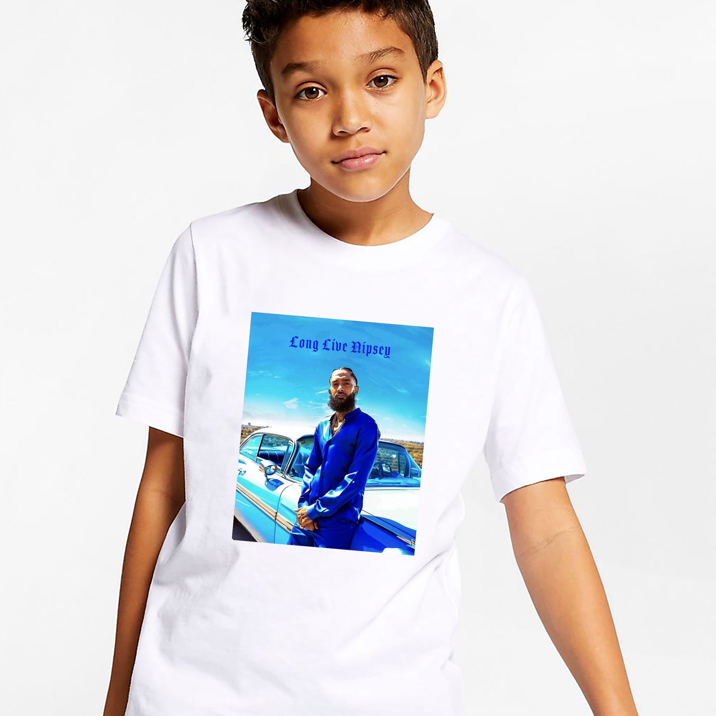 Nipsey Hussle Kid's T-Shirt - The Marathon