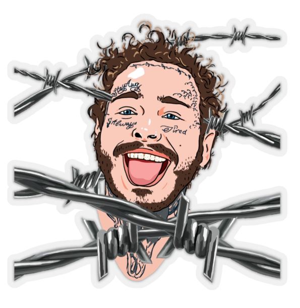 Post Malone Stickers - Motley Crew