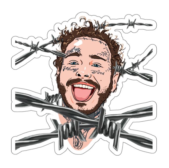 Post Malone Stickers - Motley Crew