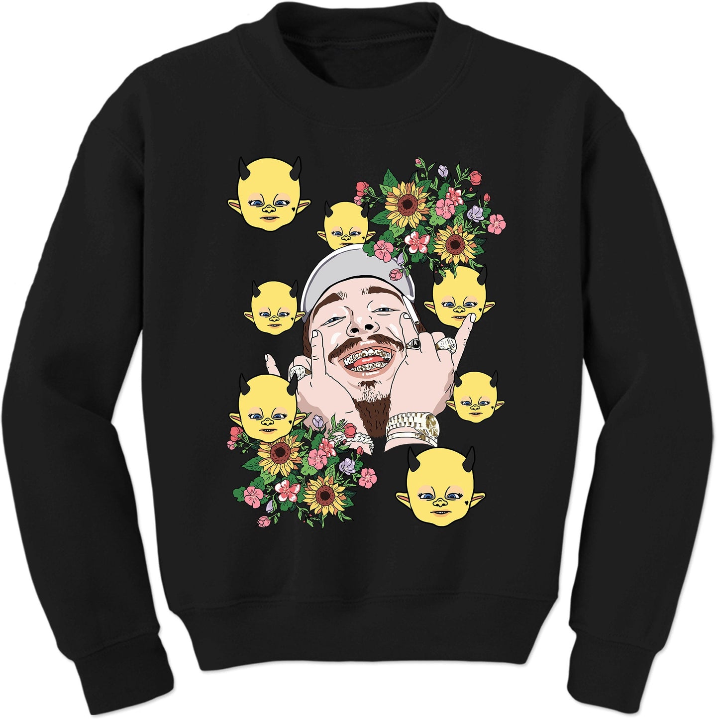 Post Malone Sweatshirt - Sunflower
