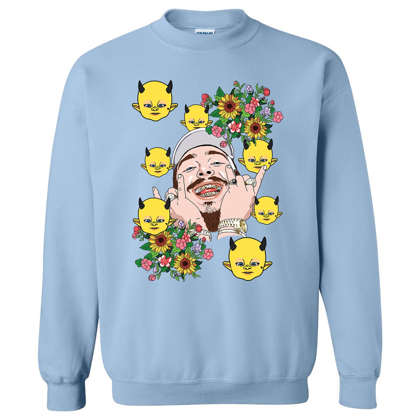 Post Malone Sweatshirt - Sunflower