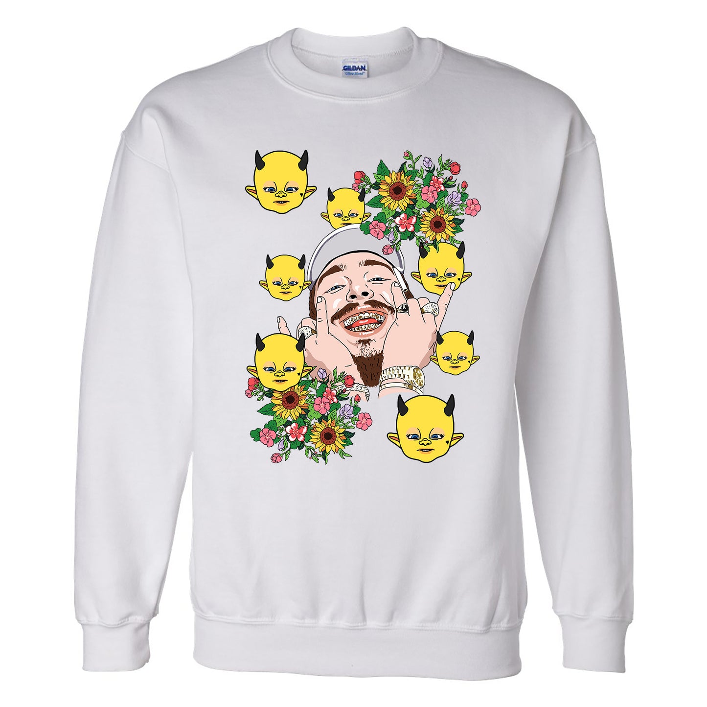Post Malone Sweatshirt - Sunflower