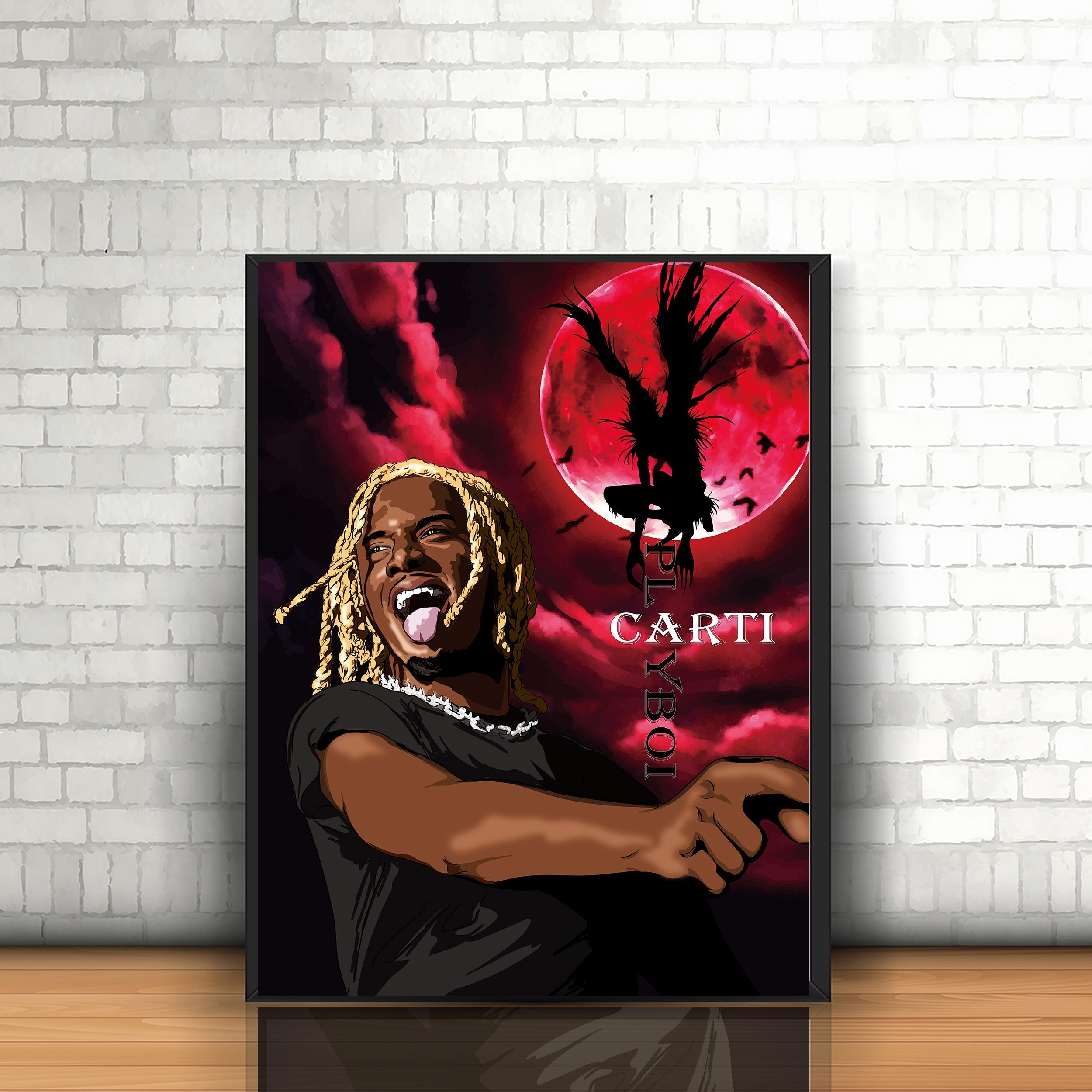 Factory Playboi Carti Hypebeast Set of 3 Prints, Playboi Carti Minimalist Poster