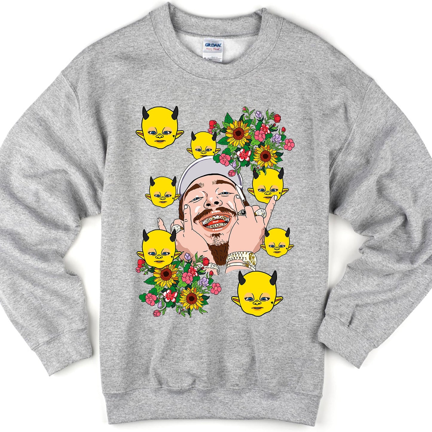 Post Malone Sweatshirt - Sunflower